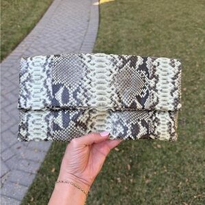 Snakeskin Pattern Clutch